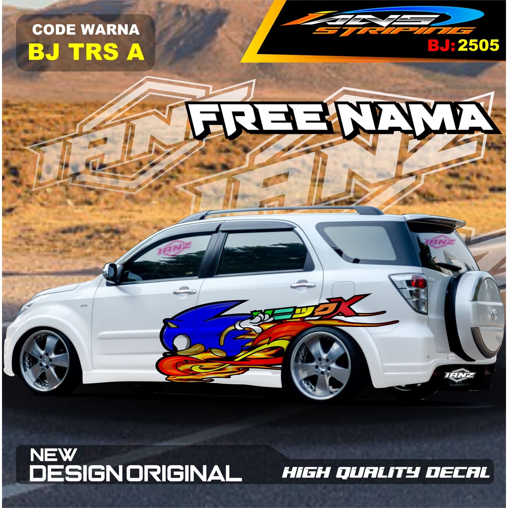 VARIASI STICKER MOBIL TERIOS   / STIKER MOBIL GRAND LIVINA / VARIASI STIKER MOBIL AVANZA / STIKER MOBIL XENIA / STIKER MOBIL