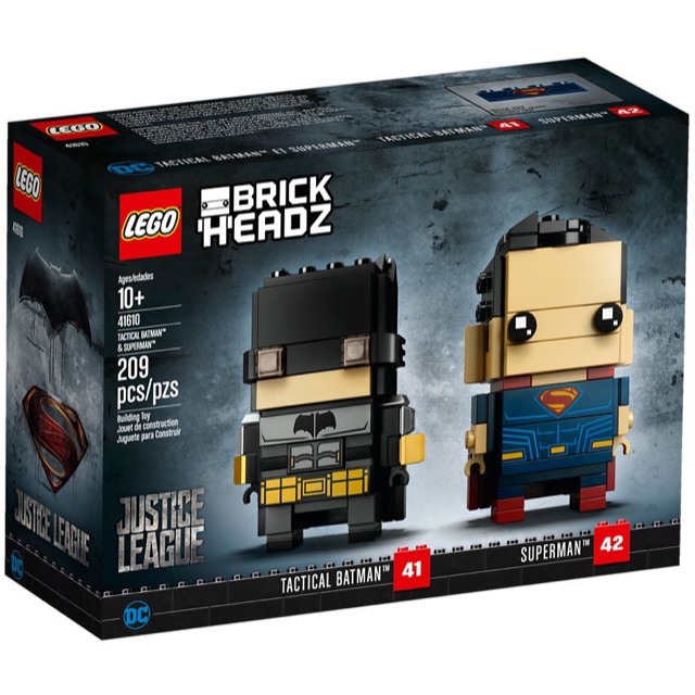 LEGO 41610 BRICKHEADZ Tactical Batman & Superman