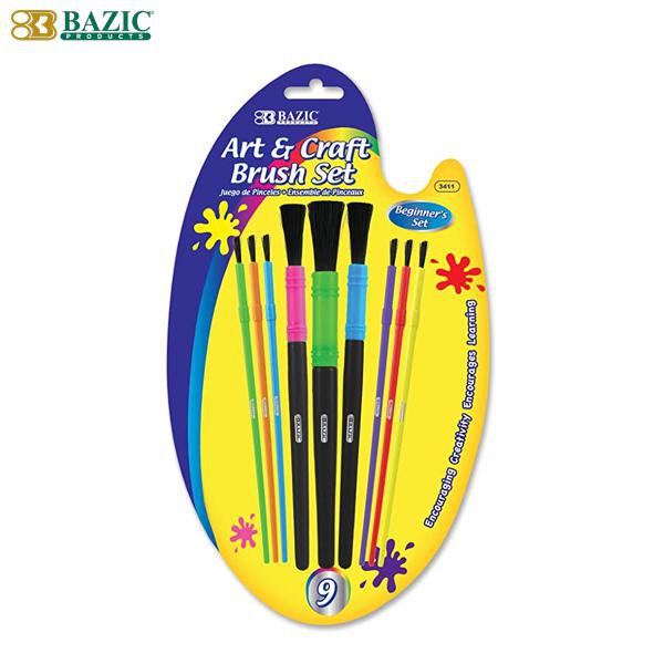 

PROMO - Bazic Kids Water Painting Brush Set 9 - Kuas Lukis Anak