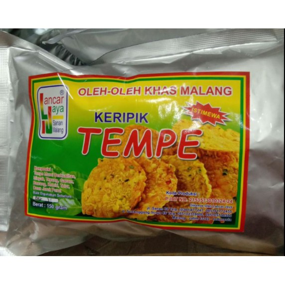 

Kripik Tempe Original Lancar Jaya khas Malang Foil