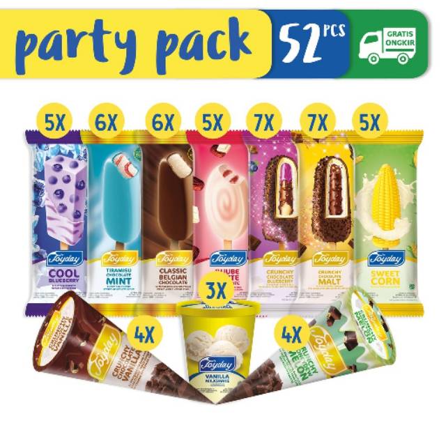 

JOYDAY Ice Cream PARTY PACK