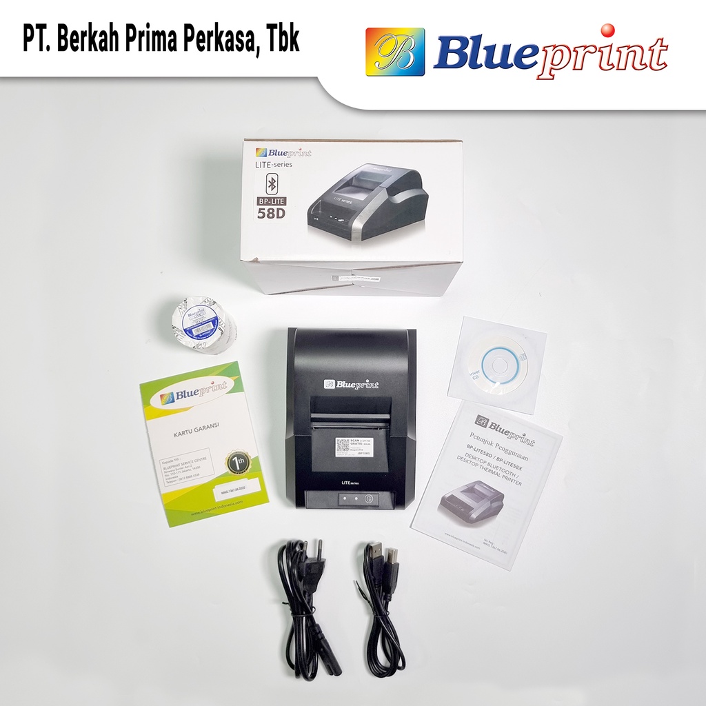 Printer Thermal PPOB Printer Kasir BLUEPRINT Lite 58D 58 D Support USB+ BLUETOOTH + RJ11 Printer Struk