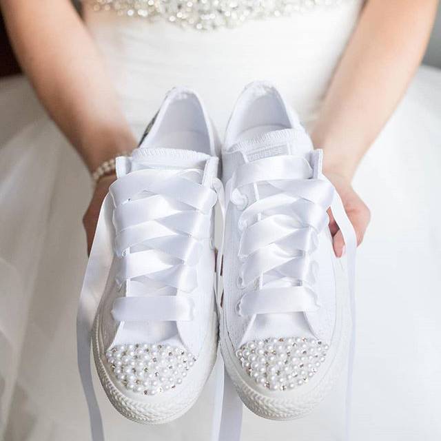 Converse Wedding Putih Mutiara Shopee Indonesia