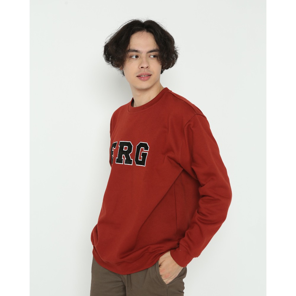 Baju Kaos Jacket Hoodie Flanel Erigo Sweatshirt Kazuko Maroon Original  Keren