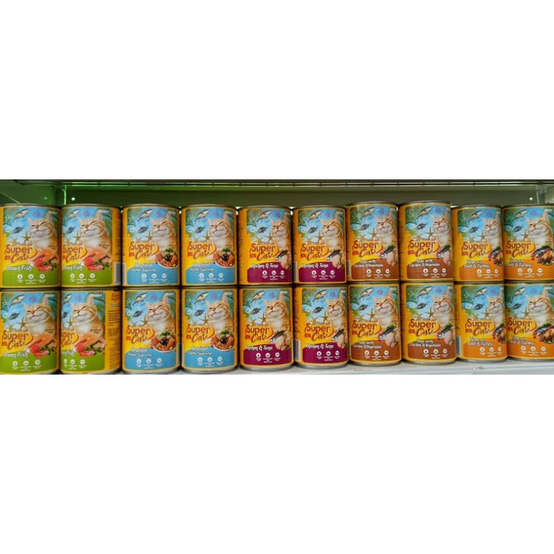 SUPER CAT KALENG ADULT ALL VARIAN 400g / SUPERCAT KALENG ADULT