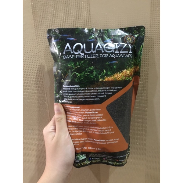 AQUA GIZI, pupuk dasar tanaman air aquascape aquarium