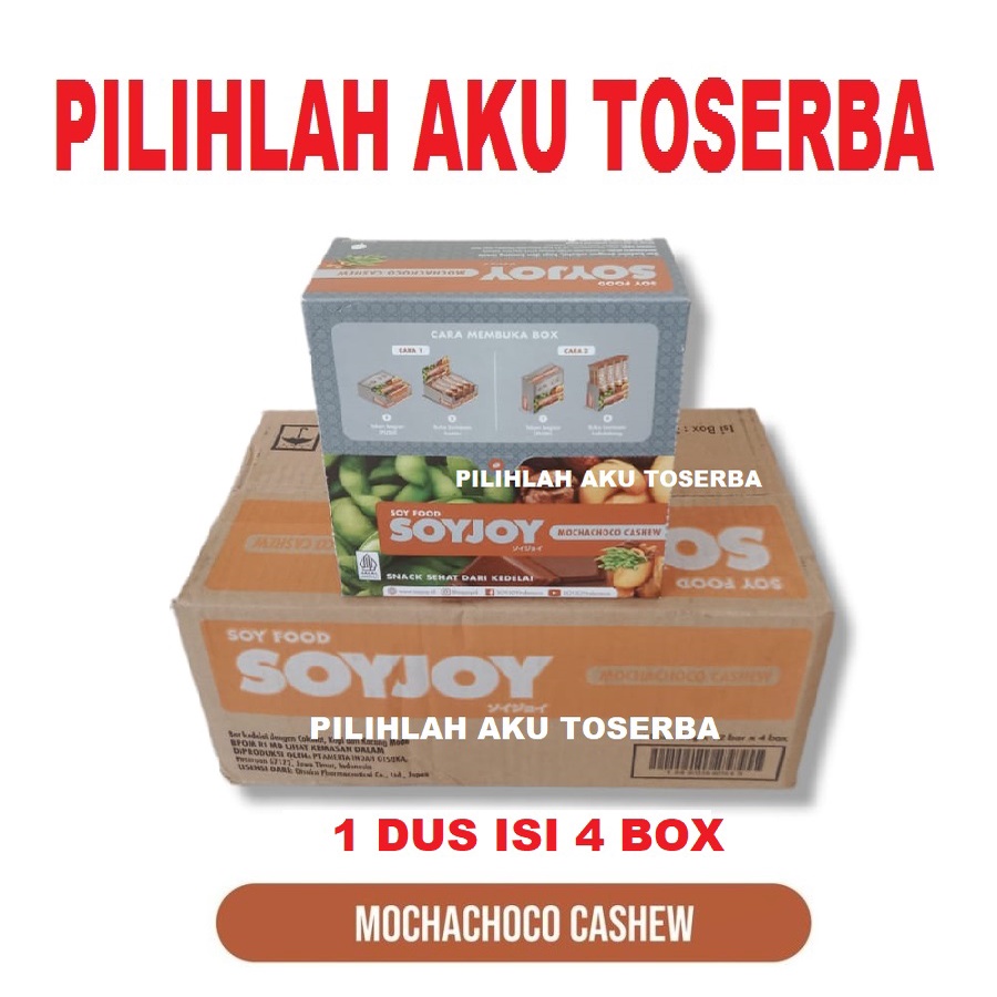 

SOYJOY MOCHACHOCO - (HARGA 1 KARTON ISI 4 BOX / 48 pcs)
