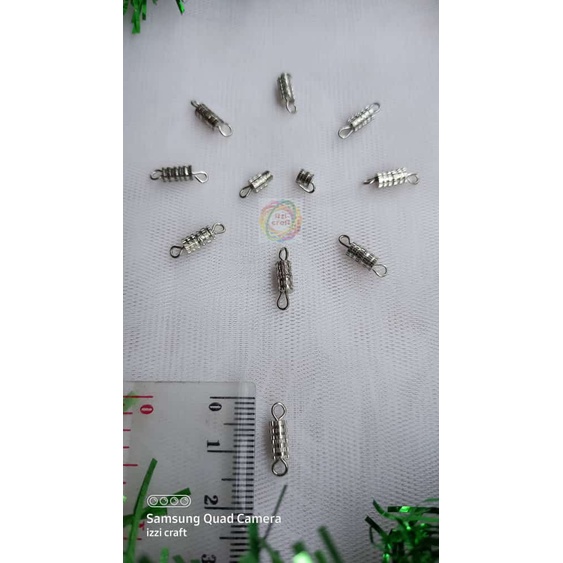 kait ulir gelang kalung silver gold lusinan