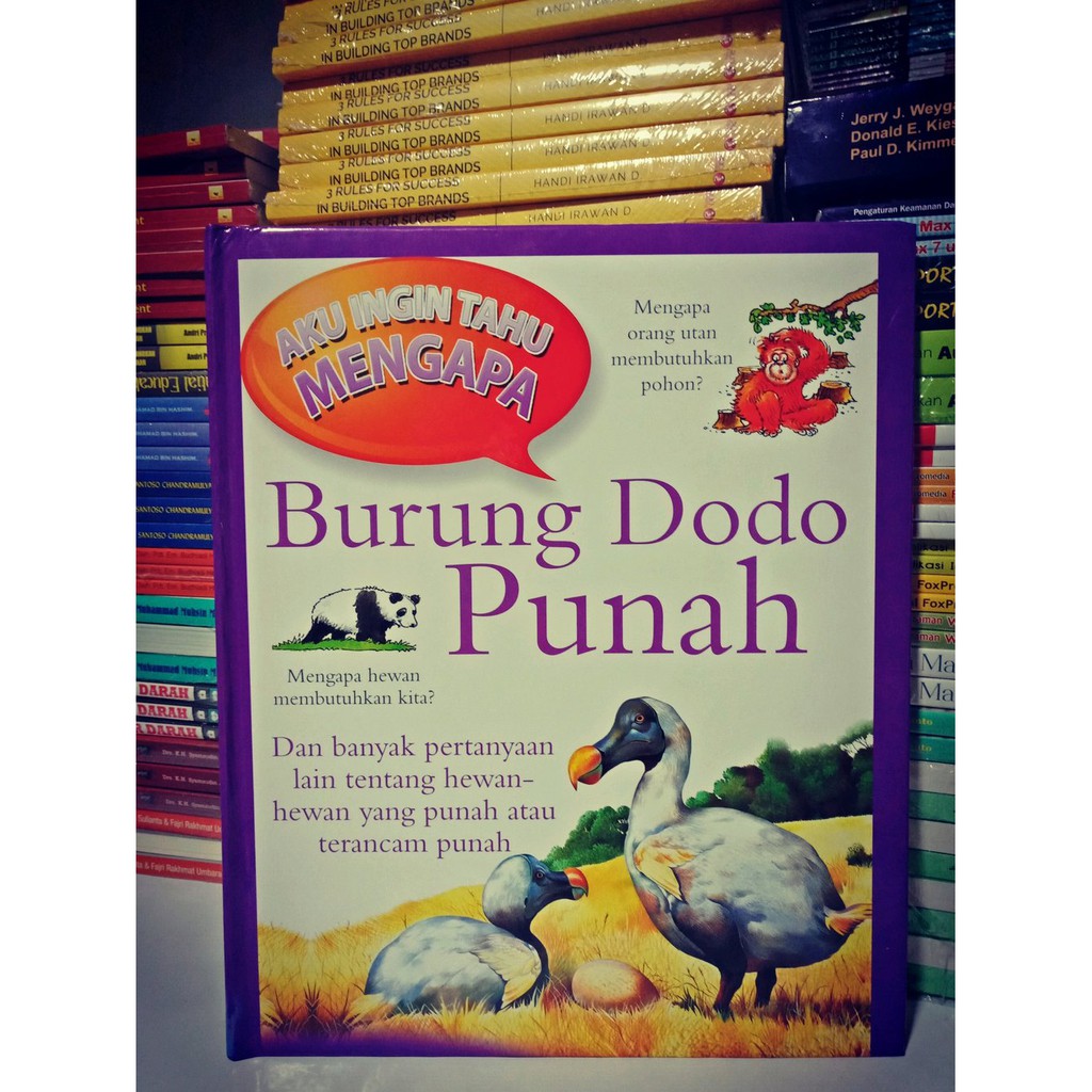 Ready Buku Original Aku Ingin Tahu Mengapa Burung Dodo Punah