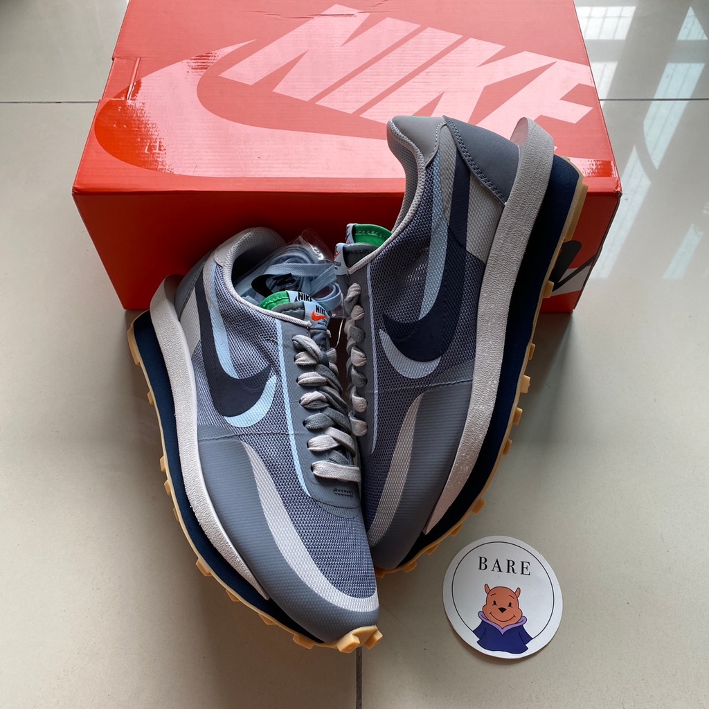 Nike LDWaffle x Sacai x Clot Cool Grey