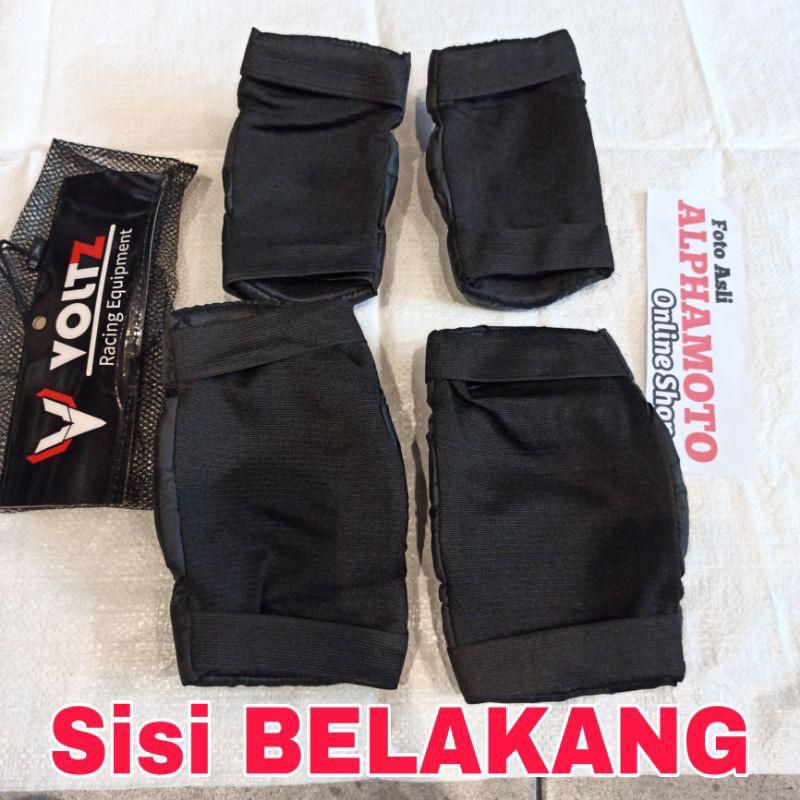 deker voltz mini siku tangan lutut kaki pelindung dekker pelindung motor sepeda cross trail touring