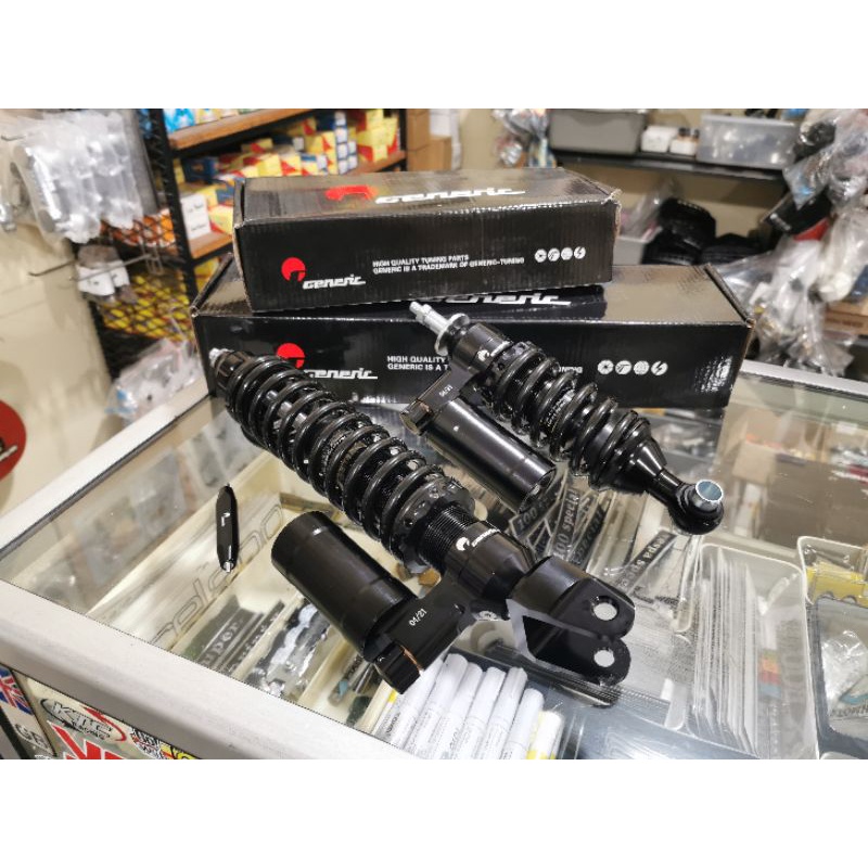 Shock Tabung Generic Black set Vespa Smallframe PTS Special Darling ET3