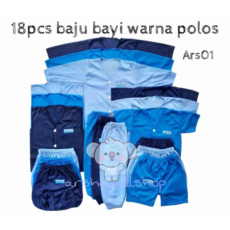 Perlengkapan pakaian fashion atasan bayi baru lahir set baju bayi baru lahir newborn perempuan laki 