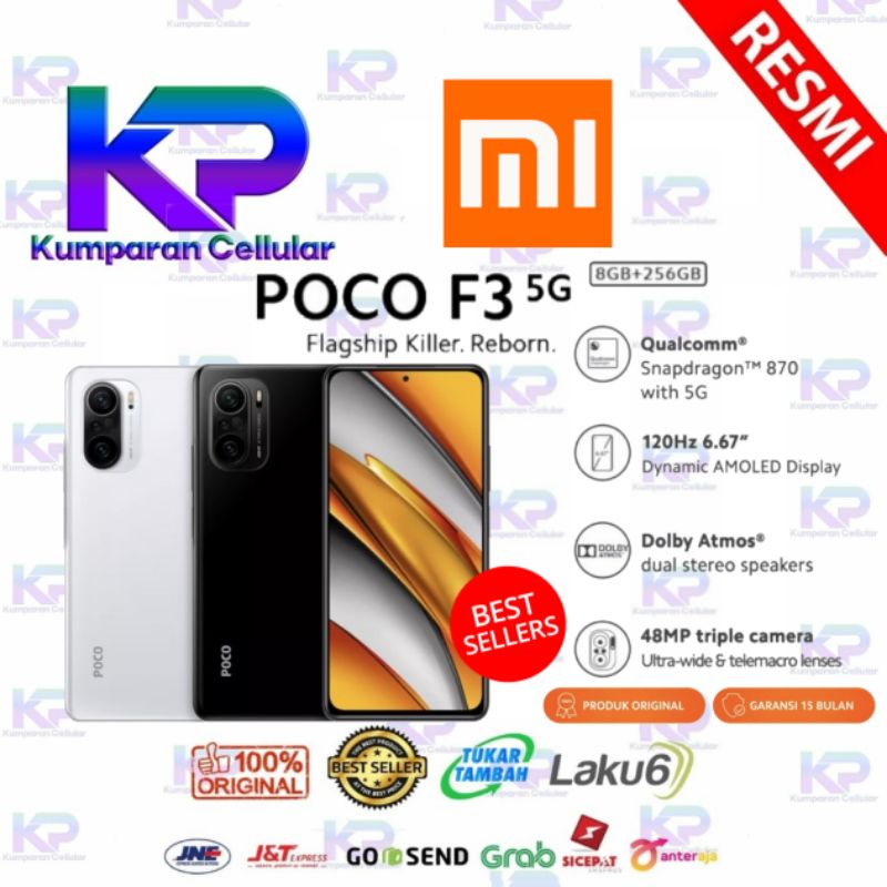 XIAOMI POCO F3 5G 8GB 256GB GARANSI RESMI