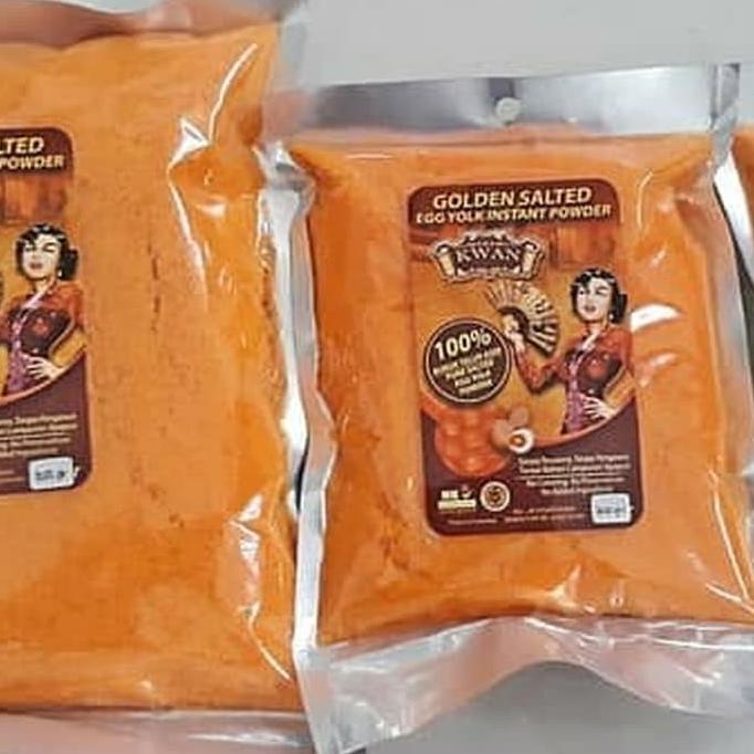 

Tepung Kuning Telur Asin 100% Murni tanpa pewarna & pengawet 1 Kg