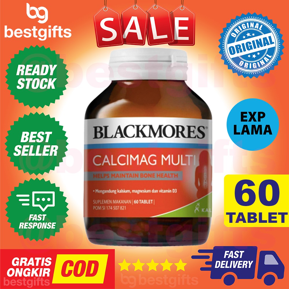 BLACKMORES CALCIMAG CALCI MAG MULTI CALCIUM KALSIUM TULANG - 60 TABLET