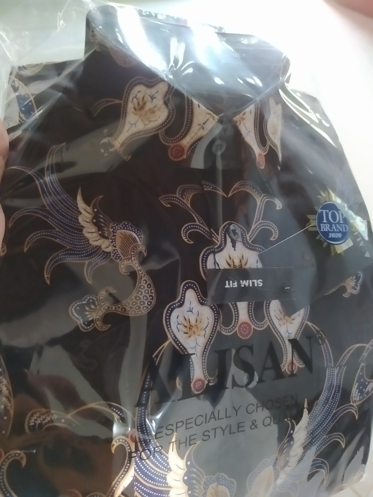 Kemeja Batik Pria Lengan Panjang Slim Fit Batik Pria Lengan Panjang Modern