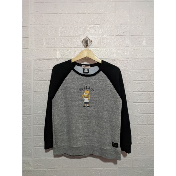 CREWNECK INDIGO BANK X THE SIMPSONS (S fit M)