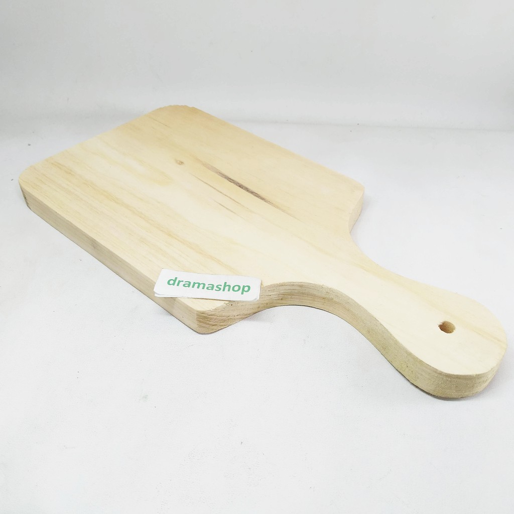 Talenan Cutting Board Kayu gagang sedang bisa untuk foto makanan dramashop