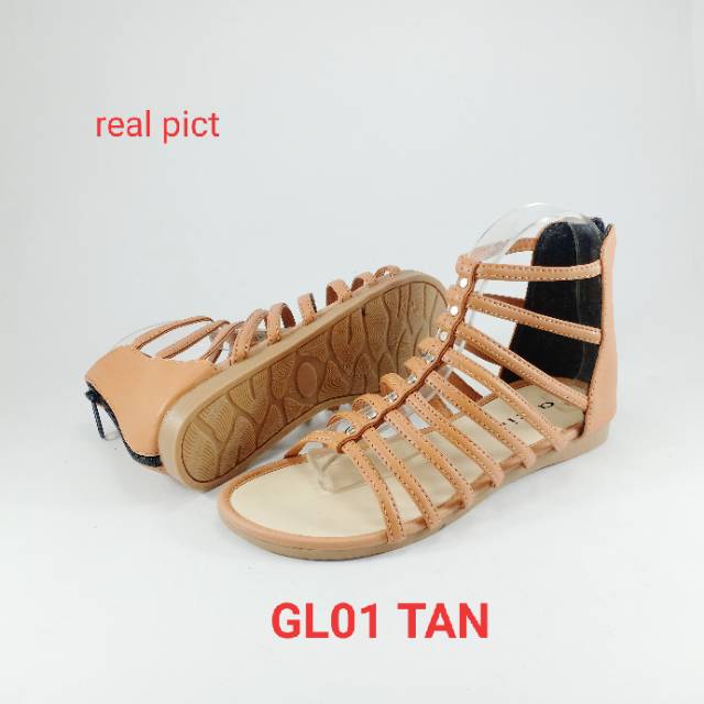 EMYE_SEPATU SANDAL  GLADIATOR GL01