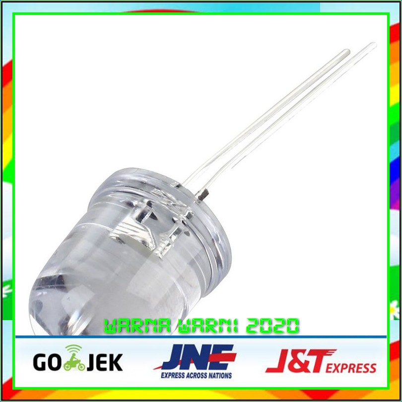 Lampu Diode LED 10mm Warna Putih
