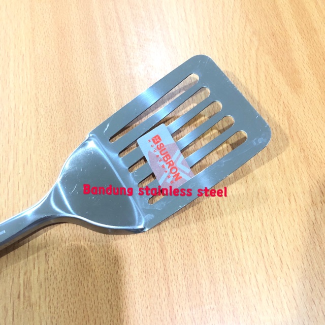 Susuk sutil spatula stainless steel murah gagang plastik 2101