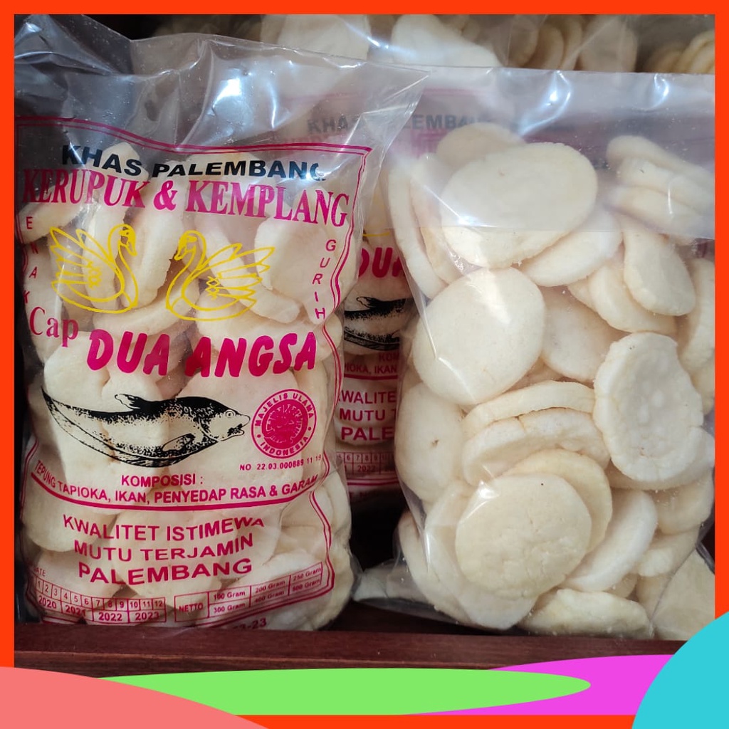 

KEMPLANG KERUPUK DUA ANGSA PALEMBANG BY NAGA MAS 250 GRAM KUALITAS NO.03