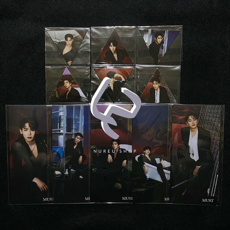 2PM - Must PO Benefit (Piece &amp; Folding Photocard : Jun. K Nichkhun Taecyeon Wooyoung Junho Chansung)