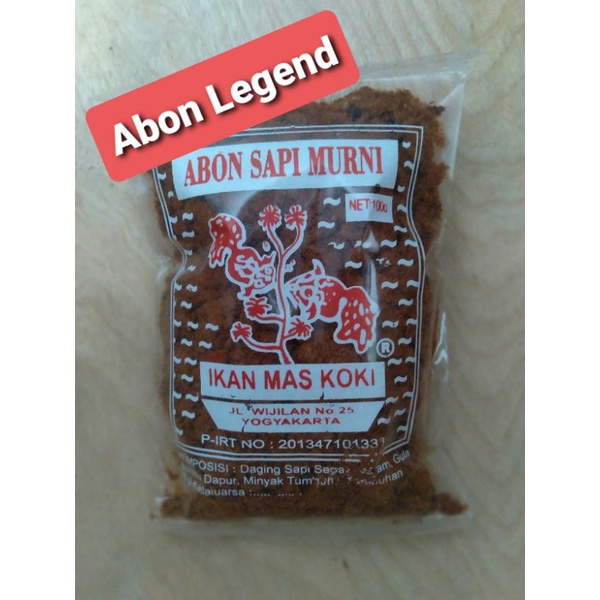 

Abon Sapi Cap Ikan Mas Koki - Pedas 250 gr