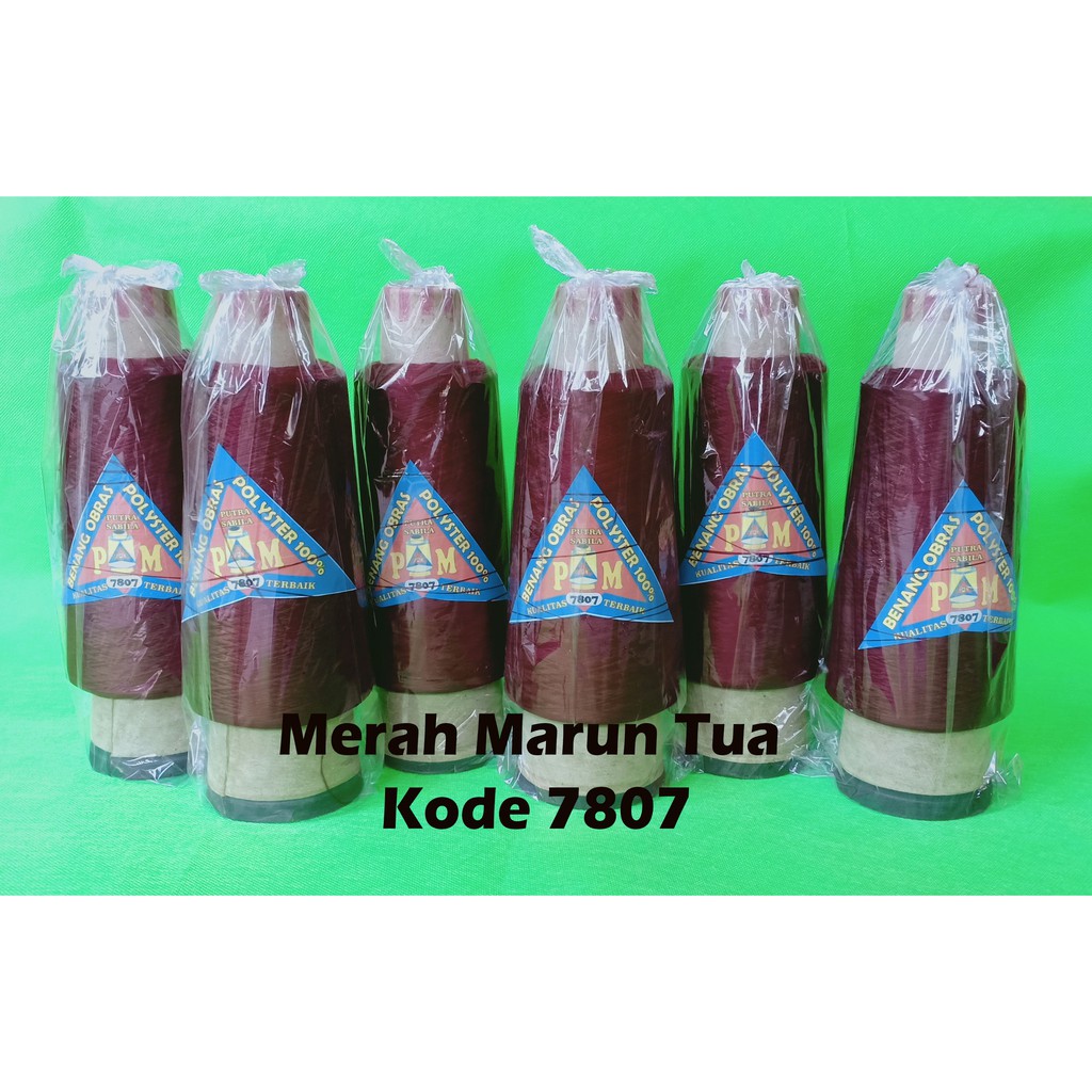 Benang Obras Warna Katalog 3 polyester 150/48
