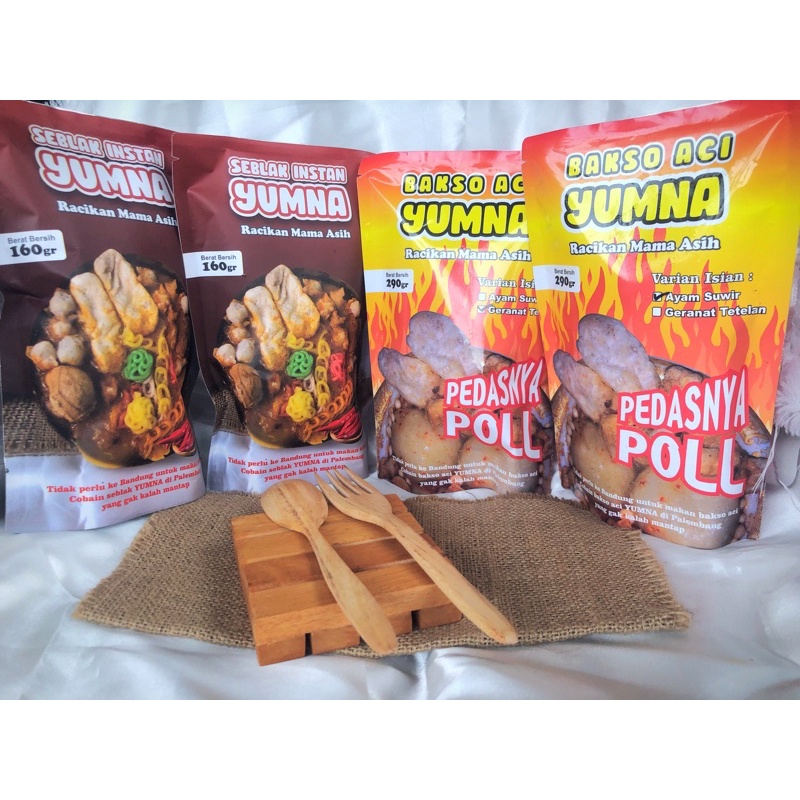 

paket keluarga 2 bakso aci 2 seblak instan