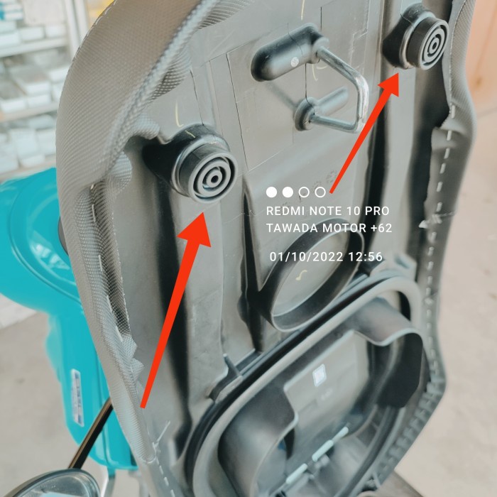 KARET BANTALAN JOK YAMAHA FAZZIO MODEL ULIR