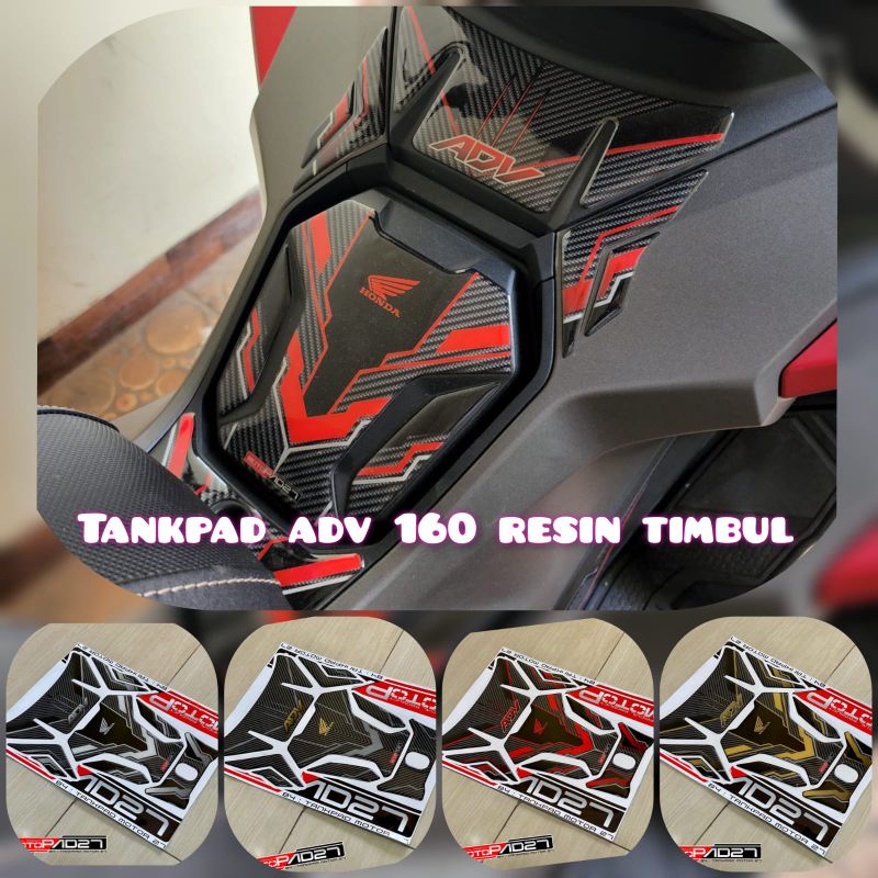 Stiker sticker resin timbul tankpad Honda Adv 160