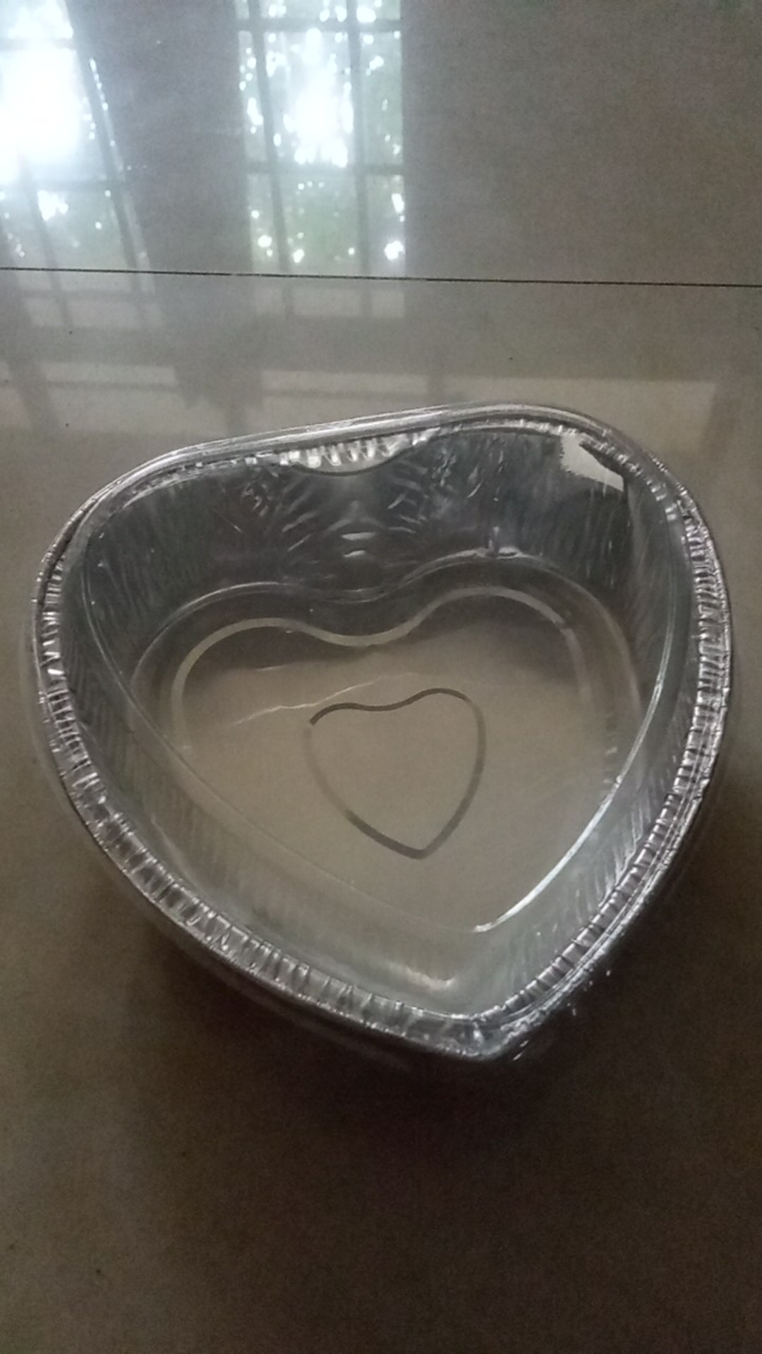 @25pcs Alumunium Foil Love Ox1233 + Tutup / Aluminium Foil Cup Ox-1233 +tutup