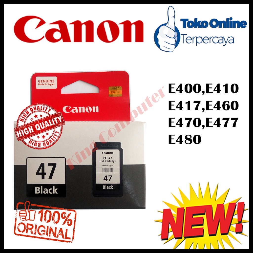 TINTA CANON PG 47 BLACK ORIGINAL