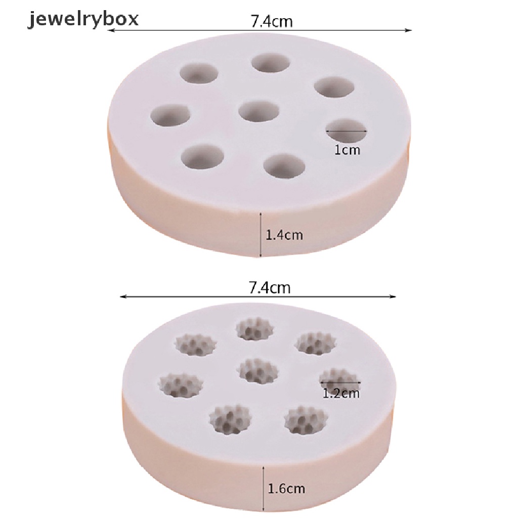 Cetakan Kue Bentuk Raspberry / Blueberry 3D Bahan Silikon