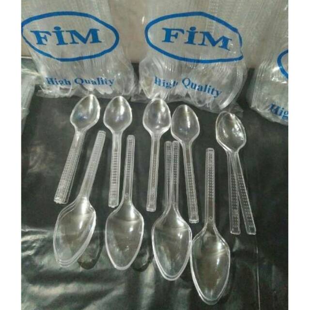 ( 50 pcs ) Sendok teh FIM / Sendok Kopi / Sendok Kecil / Sendok Plastik
