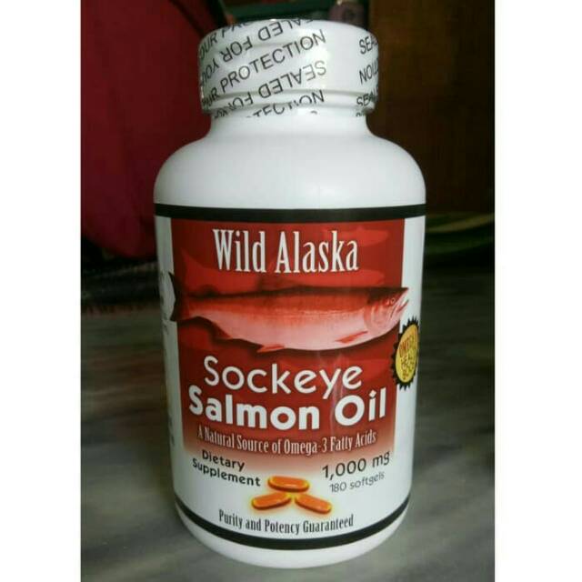 Wild Alaska Sockeye Salmon Oil Minyak Ikan Salmon Alaska Indonesia