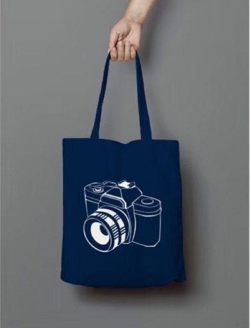 TOTEBAG RESLETING MOTIF CAMERA