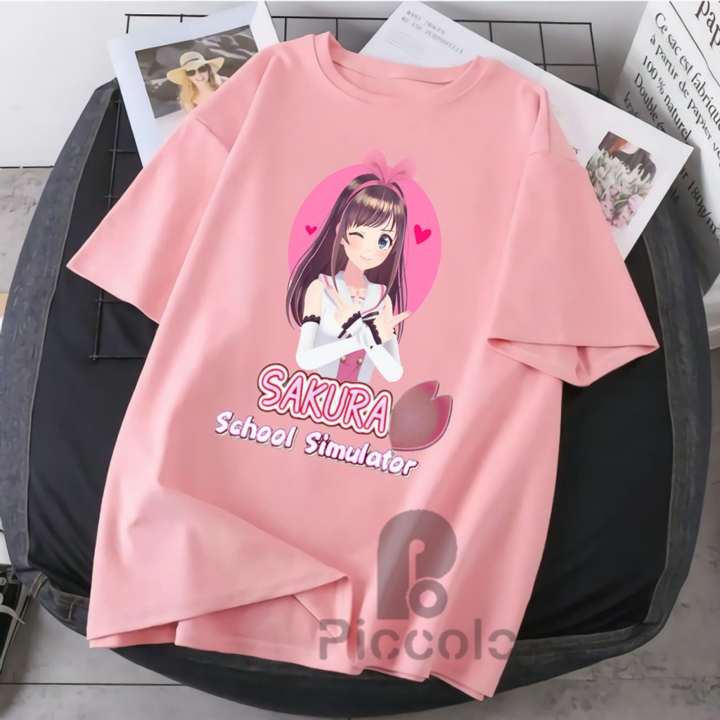 BAJU KAOS ANAK PEREMPUAN SAKURA SCHOOL SIMULATOR