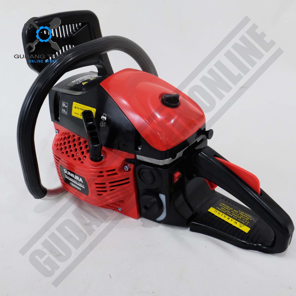 Mesin Gergaji Kayu Chain Saw SUMURA 22 inch CS6500S Laser Tip / Chainsaw Potong Pemotong Kayu CS 6500 SUMURA