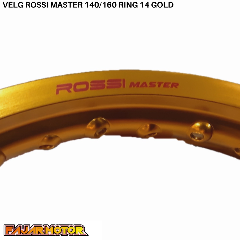 VELG SET ROSSI MASTER 140 160 RING 14 ISI 2 VELG HOLE 36