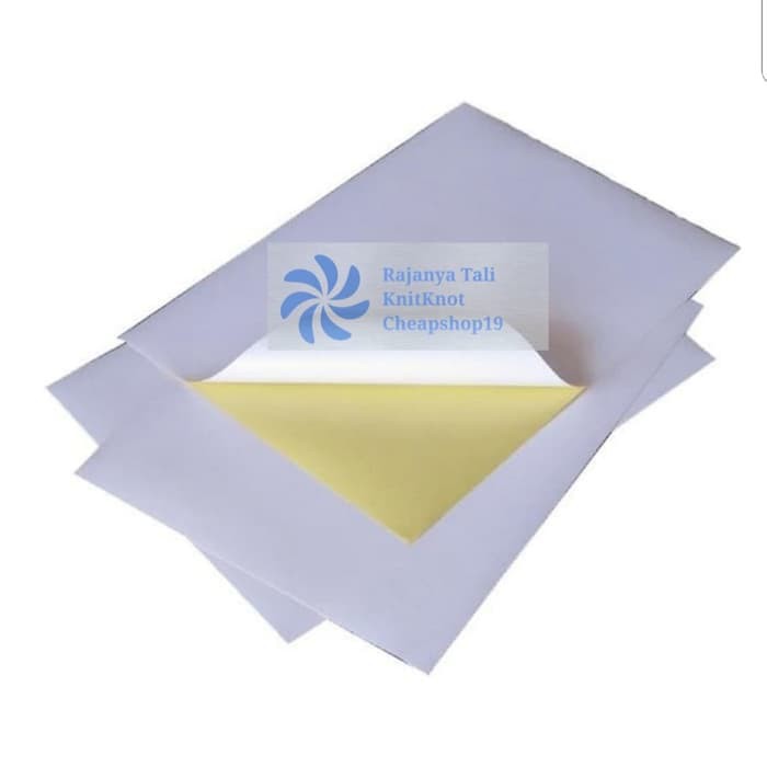 

kertas hvs stiker 50 lembar a4 glossy chromo putih high quality