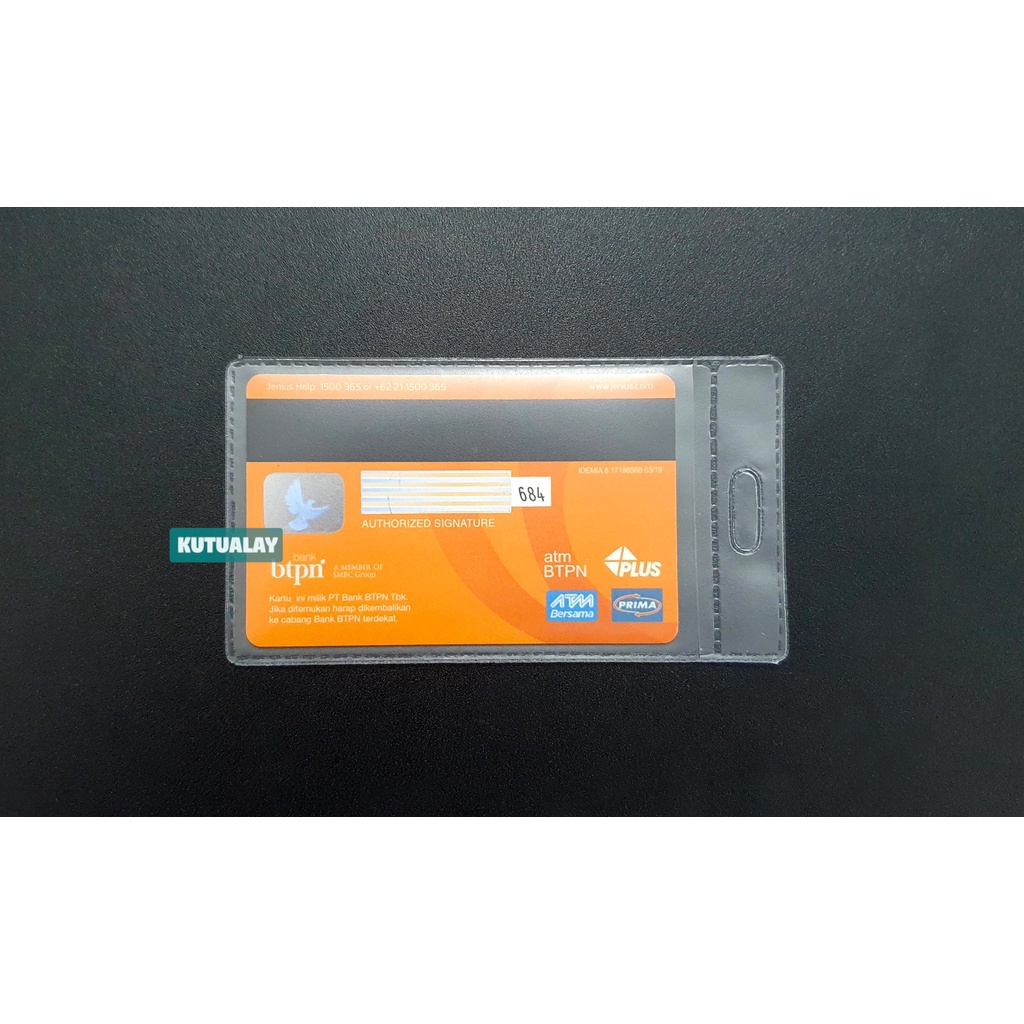Plastik Pelindung Kartu KTP ETOLL SIM ATM E MONEY