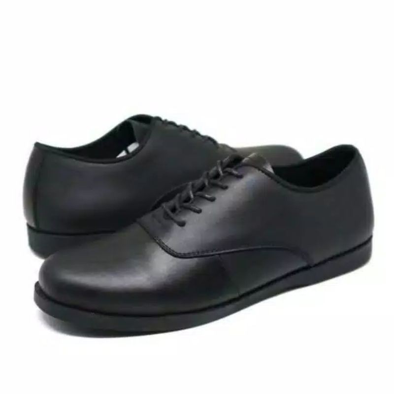 MORNINGBELL | Sepatu Formal Pantofel Pria Hitam Tali Kerja Kantor Kuliah Fashion caddies