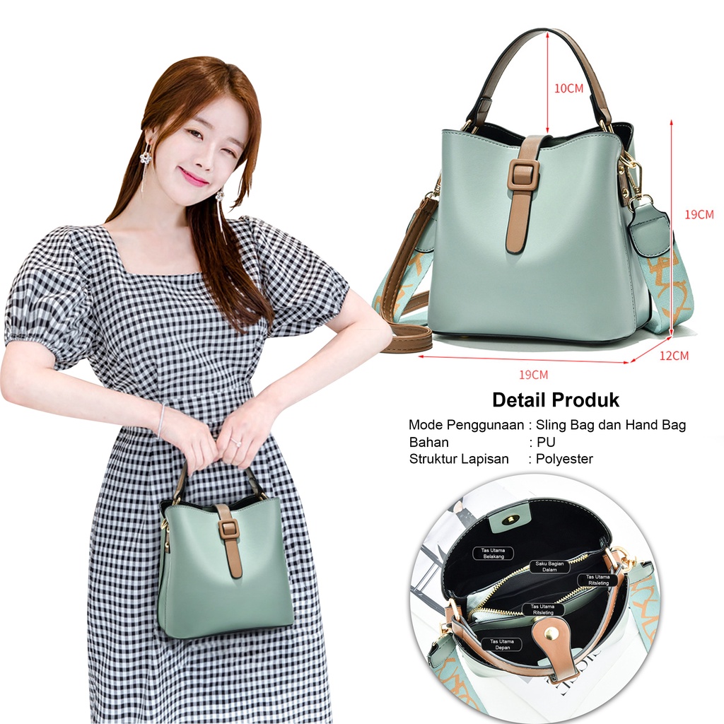 Tas Selempang Wanita Sling Bag Hand Bag Tas Wanita Korea Pesta Import