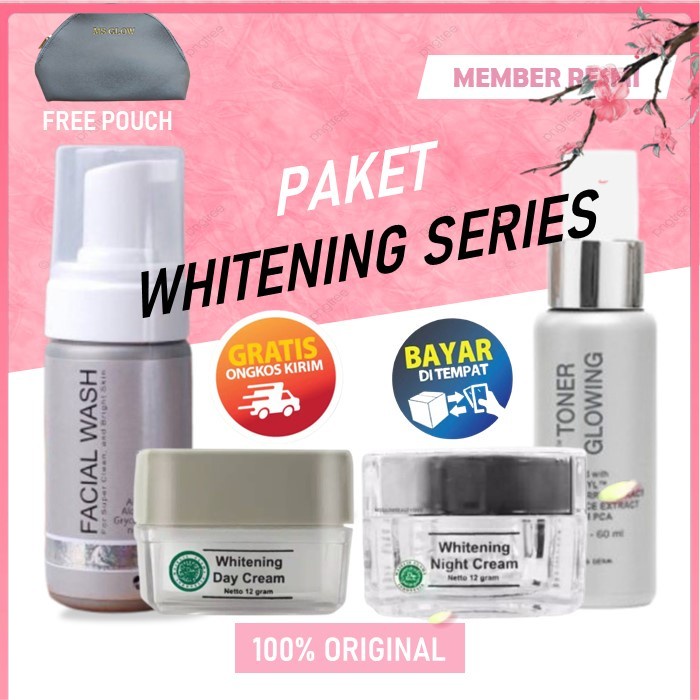 MS Glow Paket Whitening Series / Ms Glow Whitening Series 1 Paket Ori