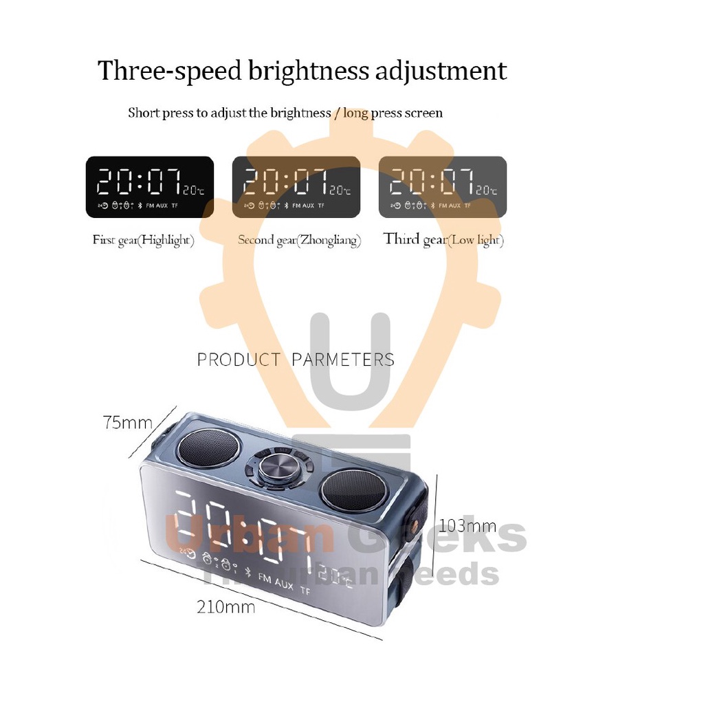 Bluetooth Speaker Portable Mini LED Display SONY ERICSSON SOAIY S18