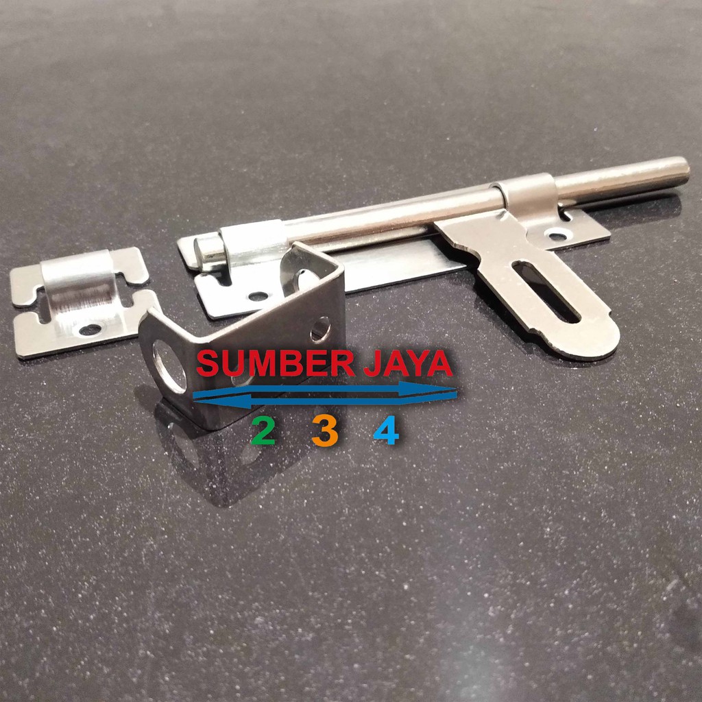 Grendel overpal gembok  6&quot;  /  selot slot overpal gembok 6&quot; TERMURAH