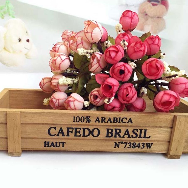 AF09 Artificial Flowers Rangkaian Buket Bouquet Bunga Tulip Mini